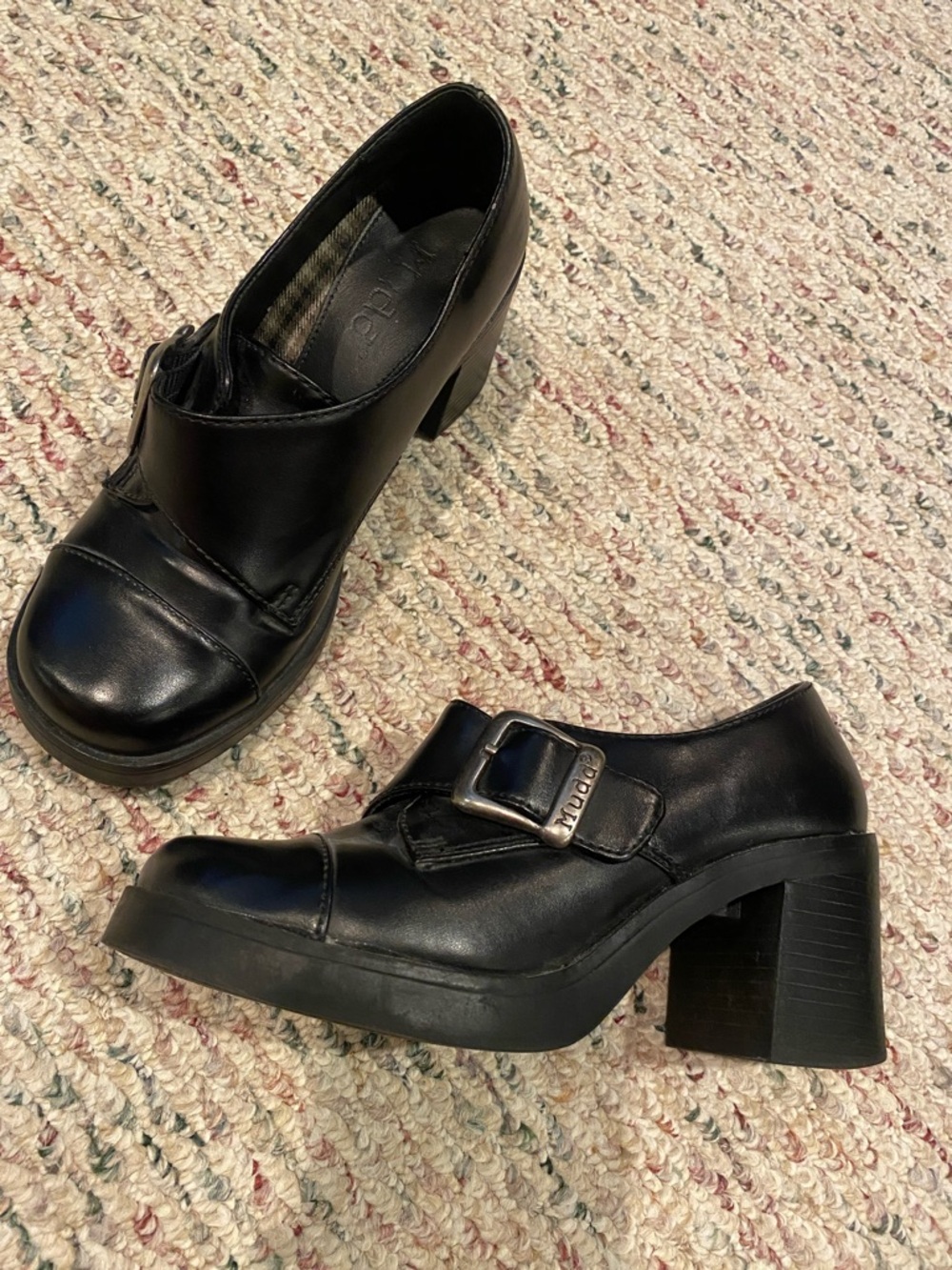 Vintage style Mudd Chunky Heel Loafers